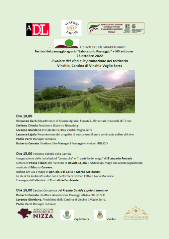 Vinchio | Incontro "Il valore del vino e la promozione del territorio"